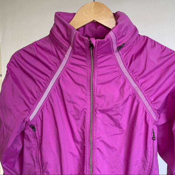 lululemon athletica Jackets & Blazers - Lululemon Gather And Sprint Jacket Ultra Violet Lightweight Size 8